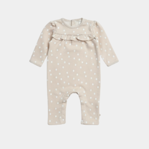 Polka Ruffle Baby Romper