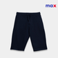 Boys Cotton Shorts - Navy Blue Color