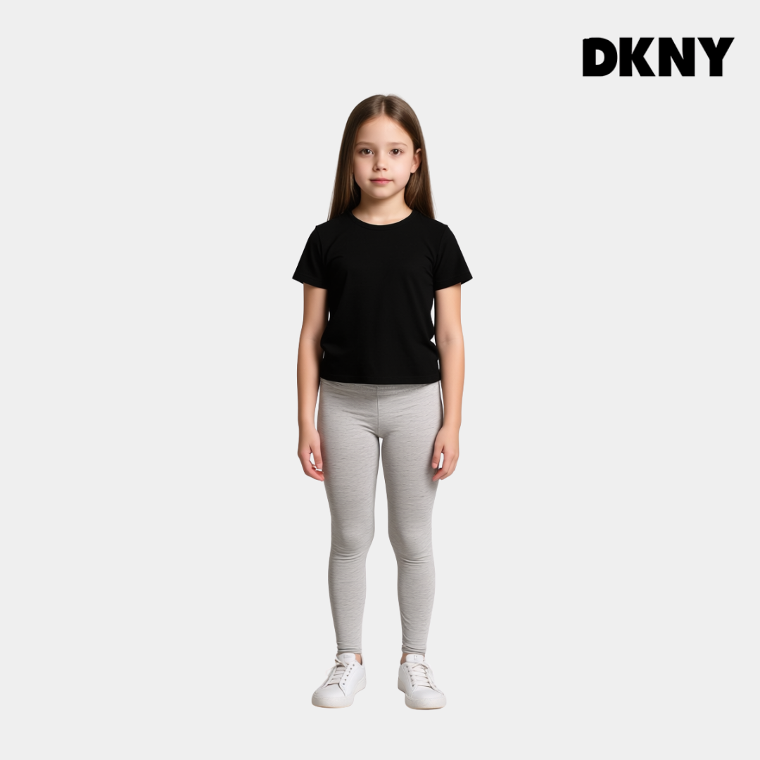 Girls Solid Tights - Off-white Color