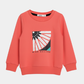 Boys Coral Graphic Bike Print Sweatshirt