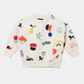 Boys Cream POP Print Sweatshirt