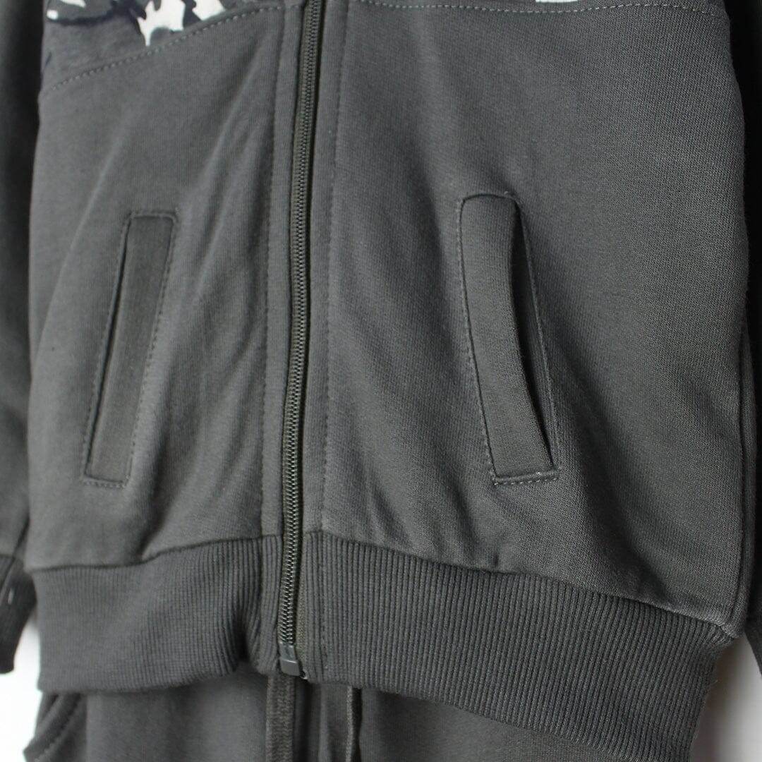 Boys Zipper Hood Tracksuit – Camouflage - KIDKO
