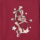 Girls Dance Print Sweatshirt – Maroon