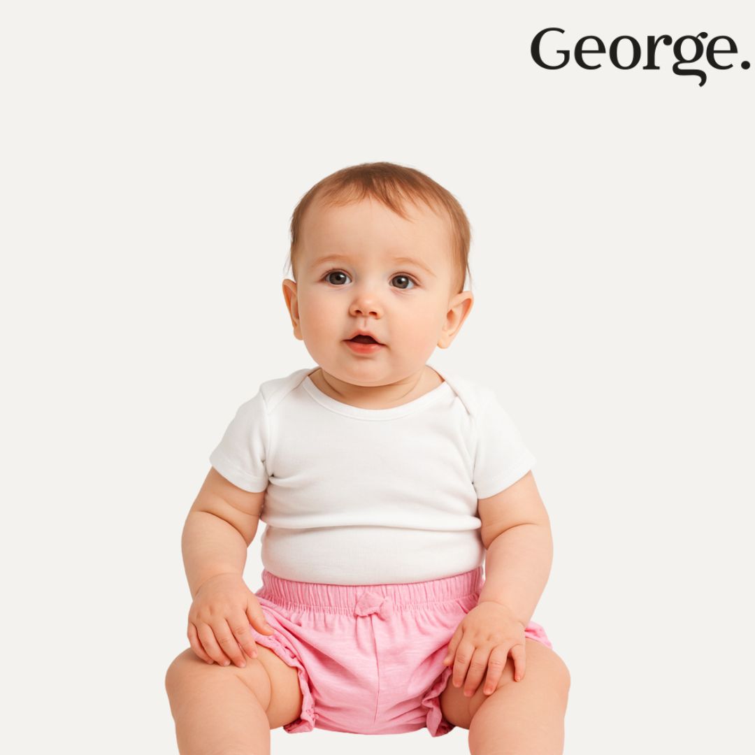 Girls Cotton Bloomer Shorts - Pink Color