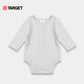 Baby Organic Cotton Bodysuit – Gray - KIDKO