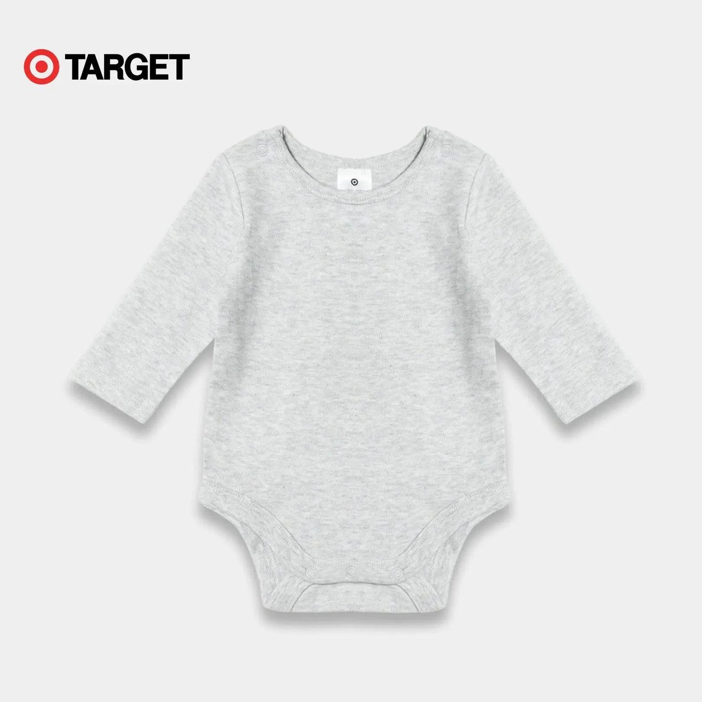 Baby Organic Cotton Bodysuit – Gray - KIDKO