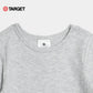 Baby Organic Cotton Bodysuit – Gray - KIDKO