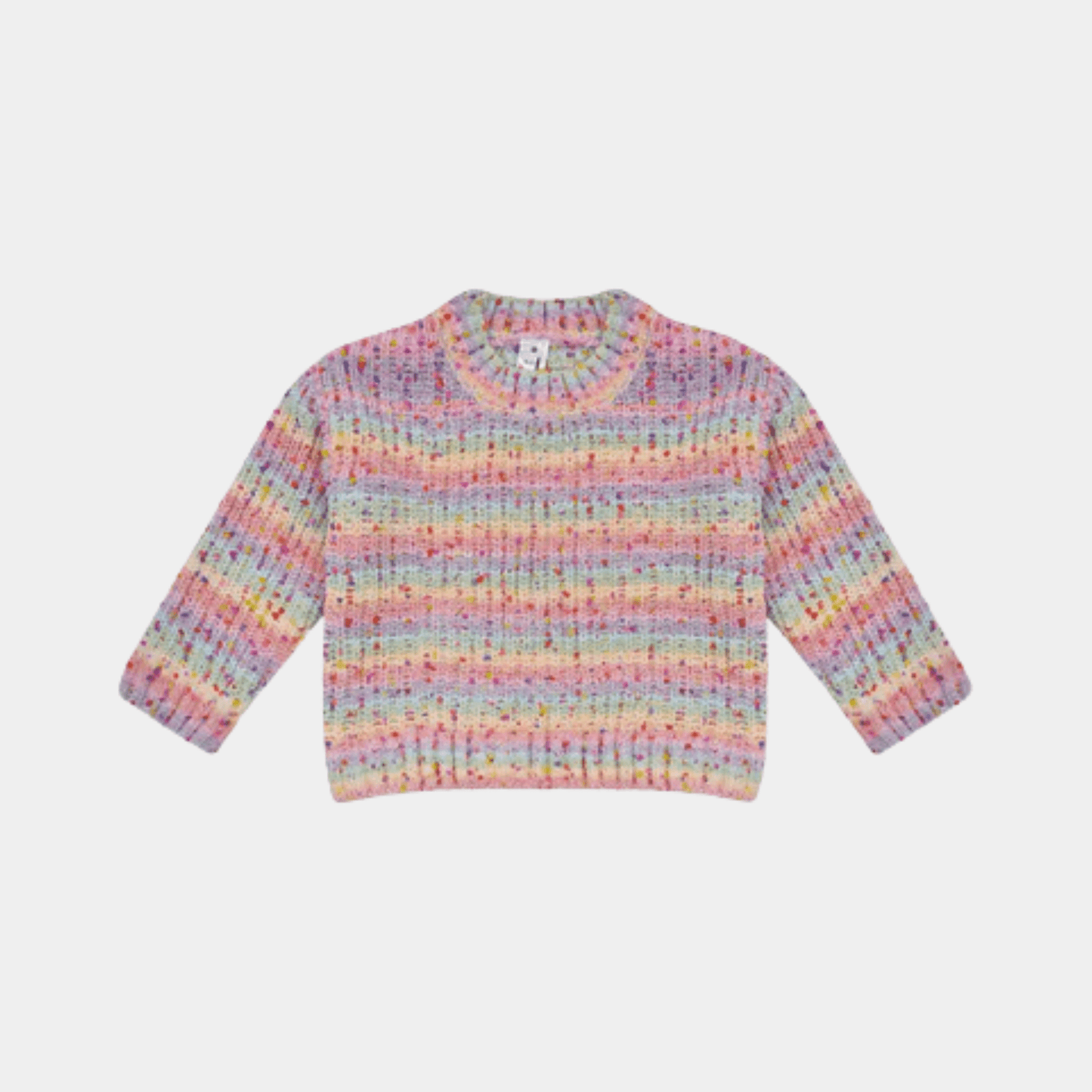 Girls Chenille Sweater – Multicolor - KIDKO