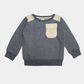 Boys Contrast Pocket Sweatshirt – Softy & Warmy
