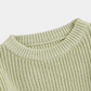 Soft Knitted Baby Sweater – Light Green