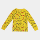 Boys Full Sleeve Shirt – Yellow Pikachu Pokémon Print