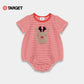 Baby Organic Cotton Bodysuit – Red christmas Reindeer - KIDKO