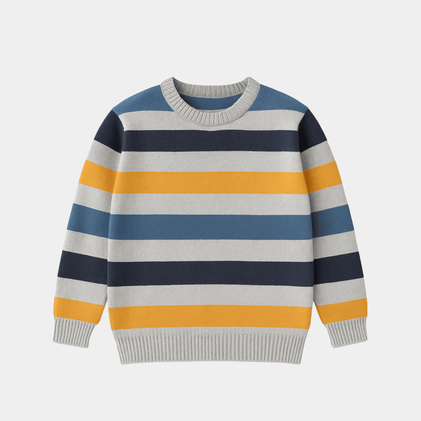 Boys Textured Knit Sweater – Multicolor - KIDKO