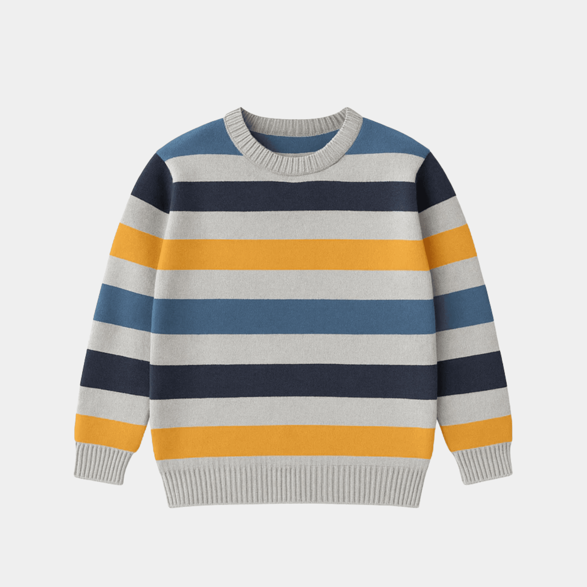 Boys Textured Knit Sweater – Multicolor - KIDKO